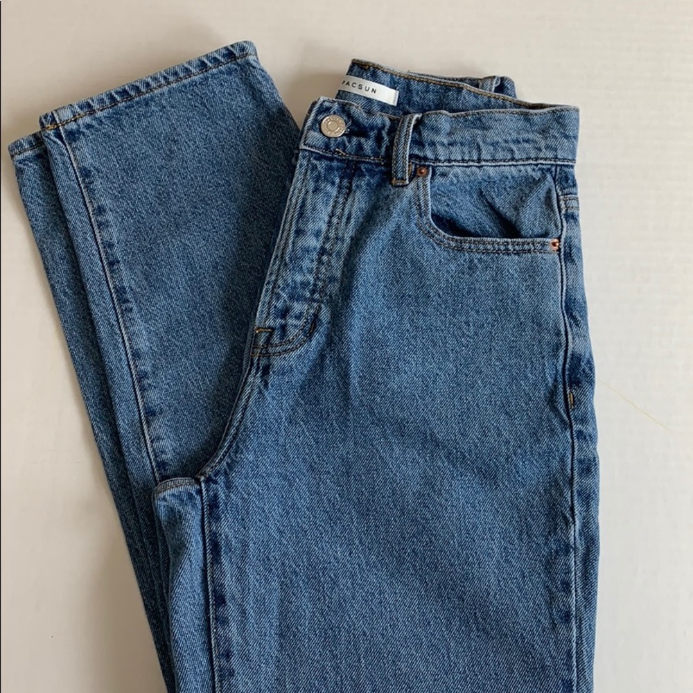 Pacsun High Rise Straight Jeans (Color: “Joplin”)